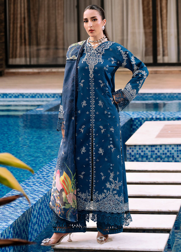 Bon Vivant by Florent Embroidered Lawn Suits Unstitched 3 Piece FL25BV FL-04 - Summer Collection