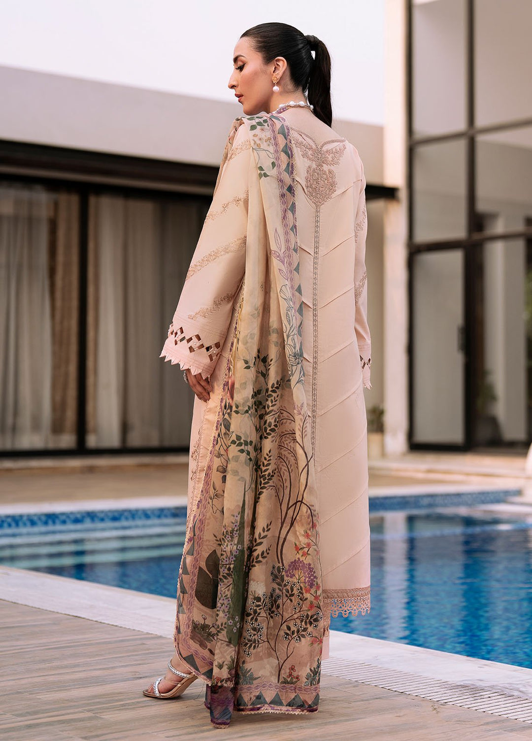 Bon Vivant by Florent Embroidered Lawn Suits Unstitched 3 Piece FL25BV FL-05 - Summer Collection