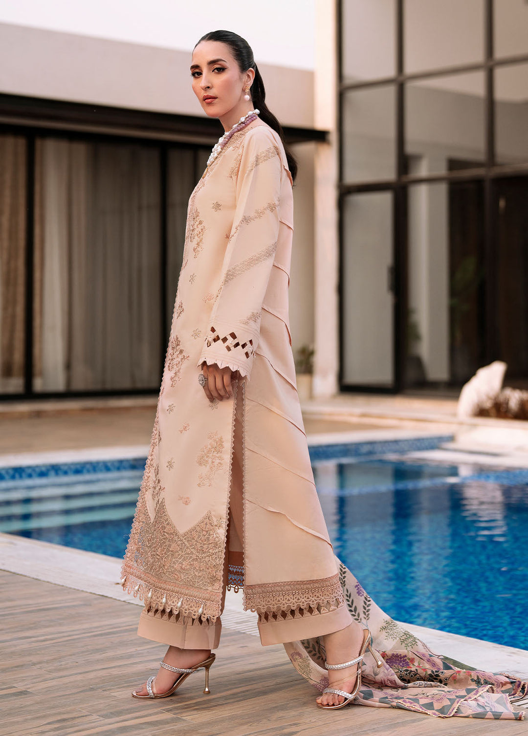 Bon Vivant by Florent Embroidered Lawn Suits Unstitched 3 Piece FL25BV FL-05 - Summer Collection