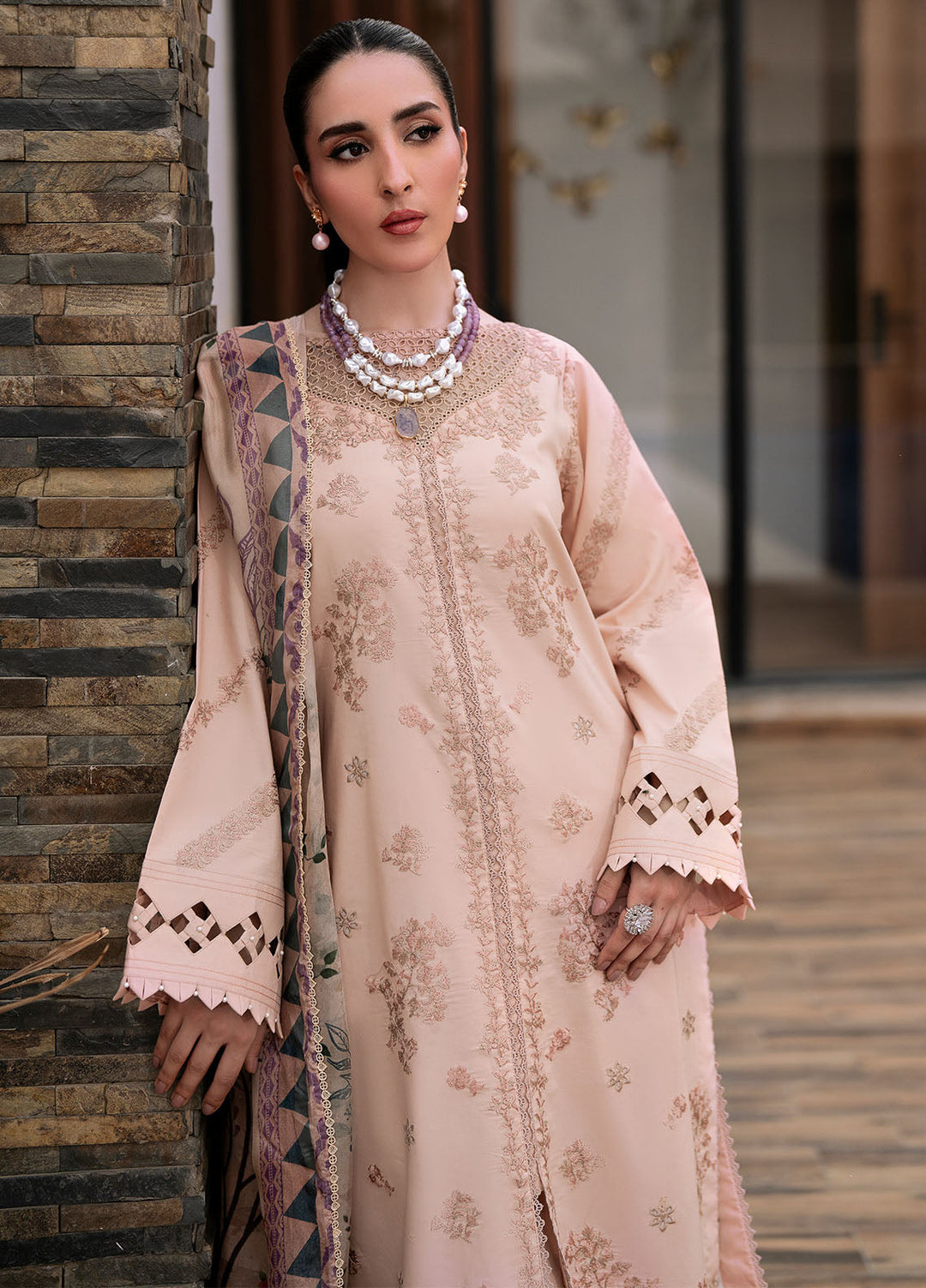 Bon Vivant by Florent Embroidered Lawn Suits Unstitched 3 Piece FL25BV FL-05 - Summer Collection