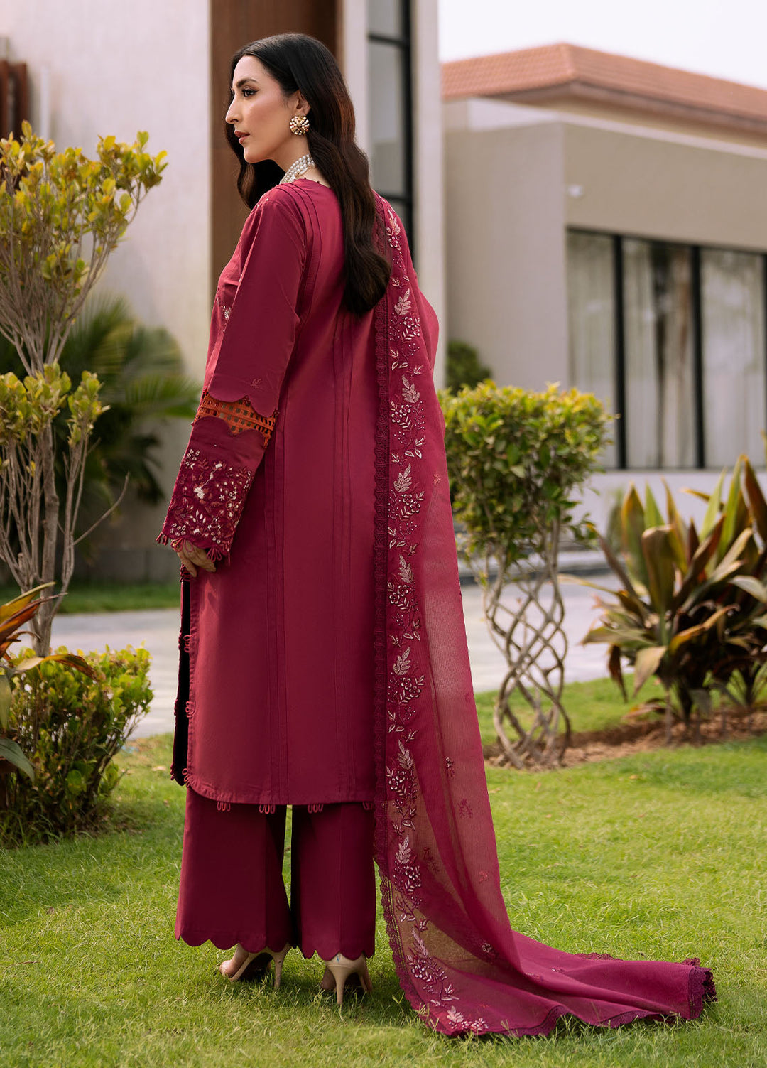 Bon Vivant by Florent Embroidered Lawn Suits Unstitched 3 Piece FL25BV FL-08 - Summer Collection
