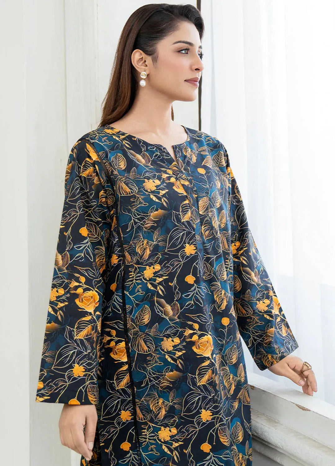 Botanical Bloom by Meerak Pret Printed Lawn 2 Piece Suit Charm