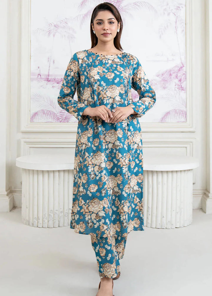 Botanical Bloom by Meerak Pret Printed Lawn 2 Piece Suit Glowtide