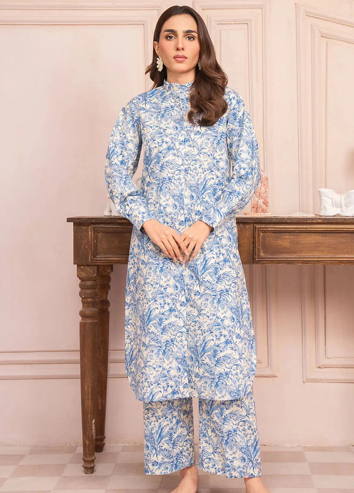 Botanical Bloom by Meerak Pret Printed Lawn 2 Piece Suit Lumin