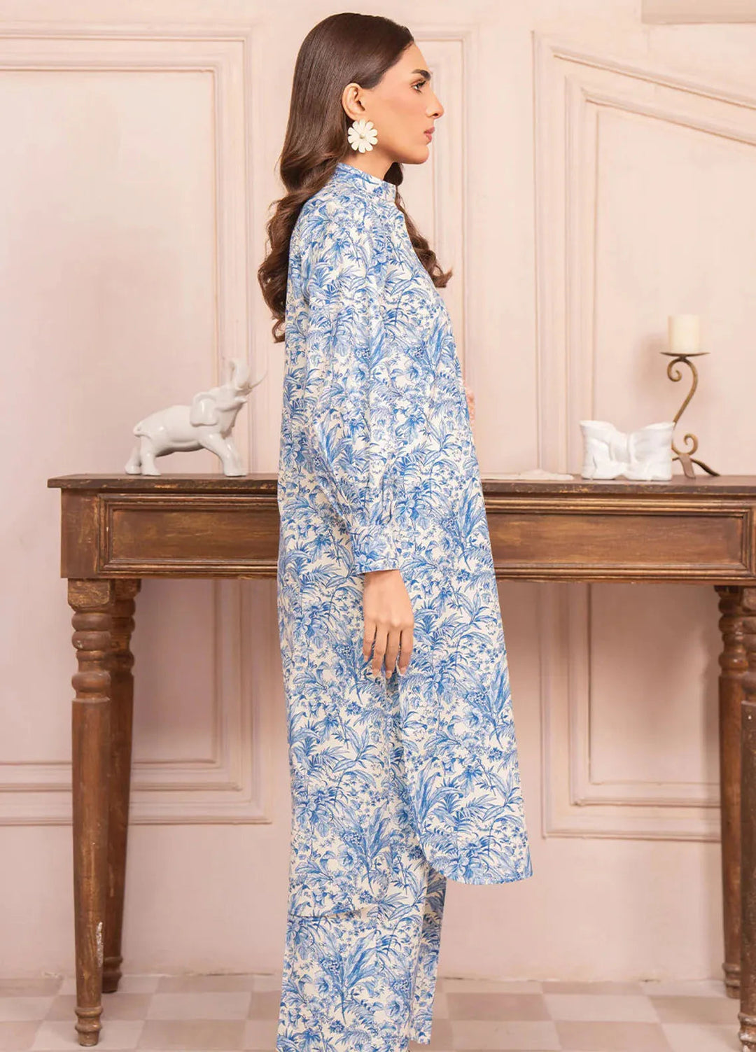 Botanical Bloom by Meerak Pret Printed Lawn 2 Piece Suit Lumin