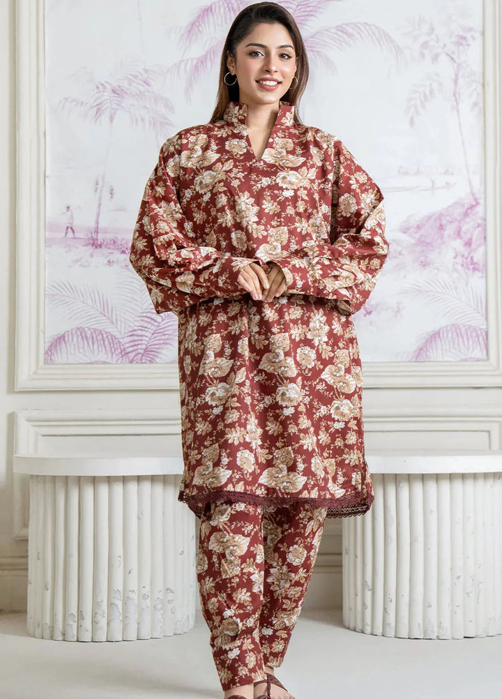 Botanical Bloom by Meerak Pret Printed Lawn 2 Piece Suit Lustre