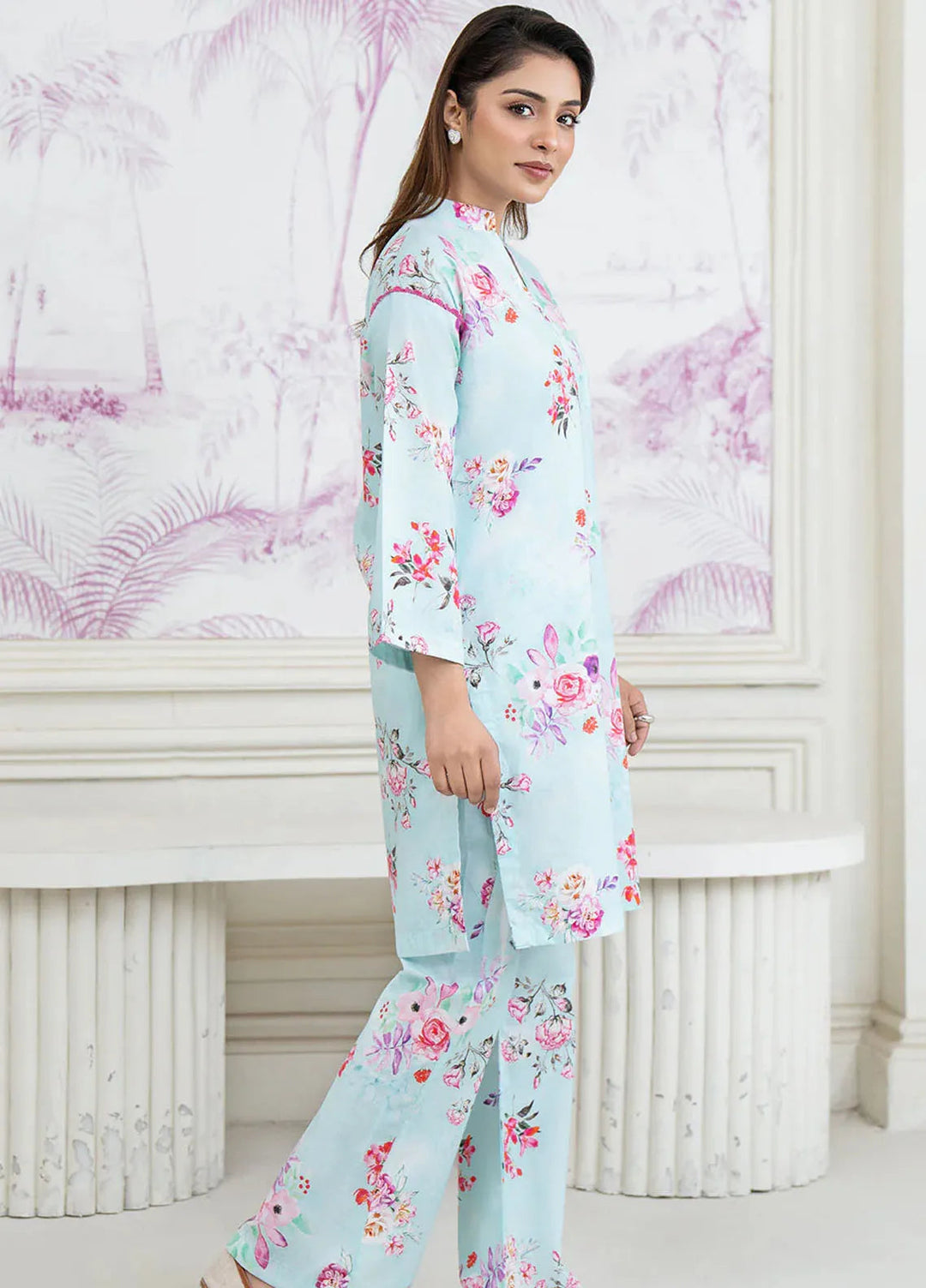 Botanical Bloom by Meerak Pret Printed Lawn 2 Piece Suit Poise