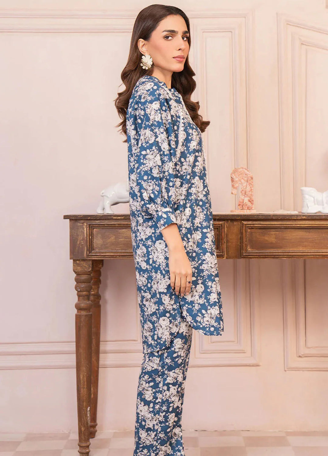 Botanical Bloom by Meerak Pret Printed Lawn 2 Piece Suit Zephyr