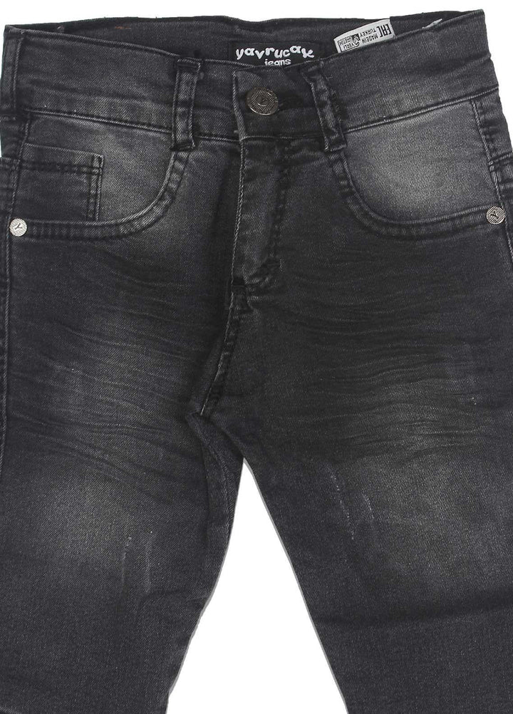 Sanaulla Exclusive Range Jersey Casual Shorts for Boys -  4137 Dark Grey