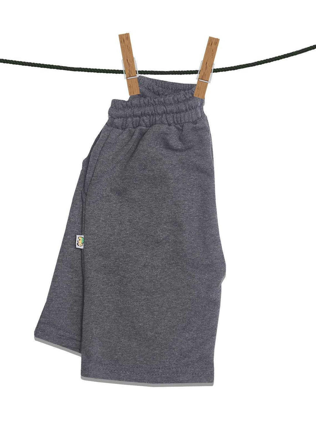 Sanaulla Exclusive Range Jersey Casual Shorts for Boys -  D-3002 Dark Grey