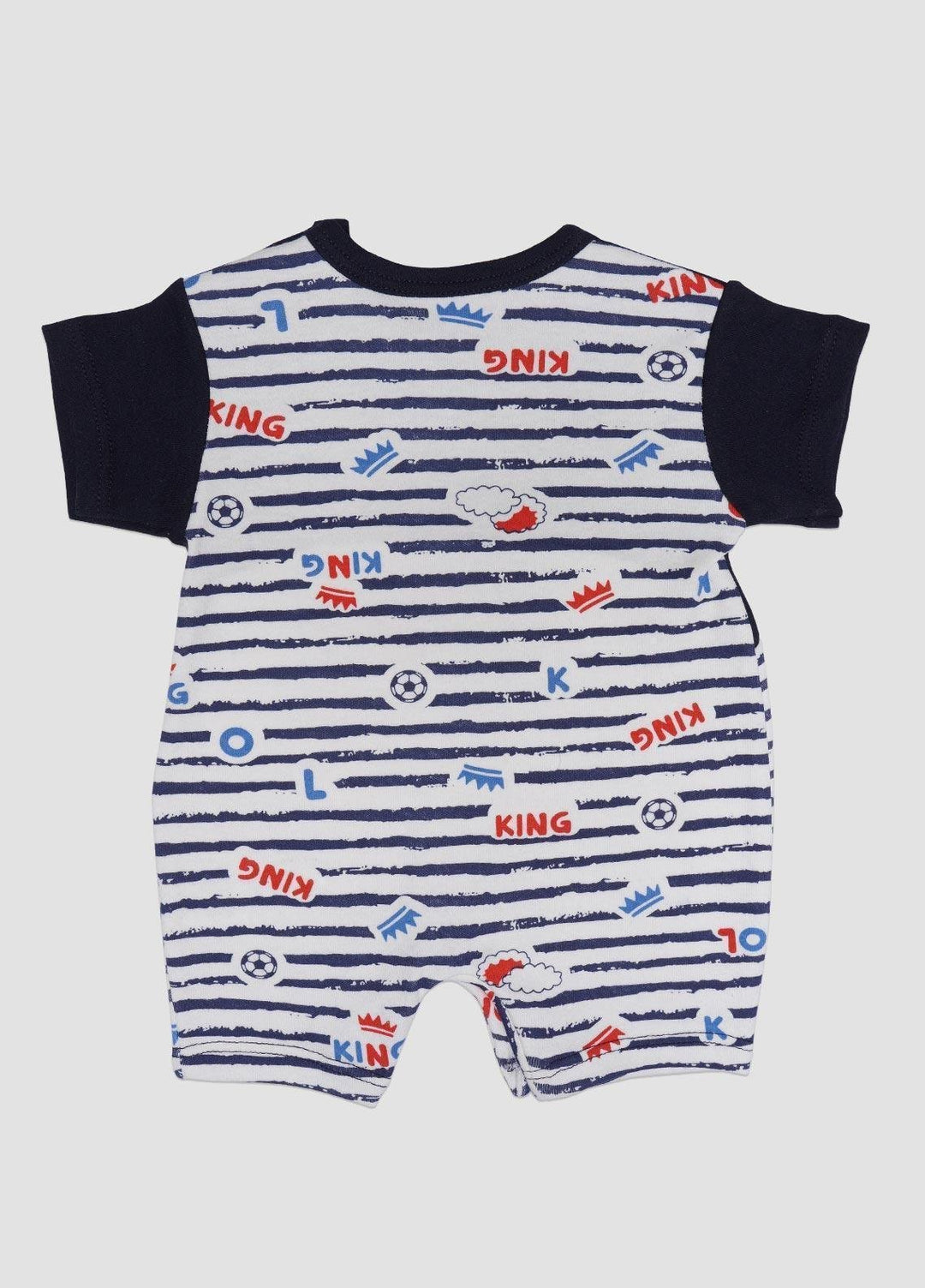 Sanaulla Exclusive Range Cotton Fancy Romper for Kids -  0089 Black