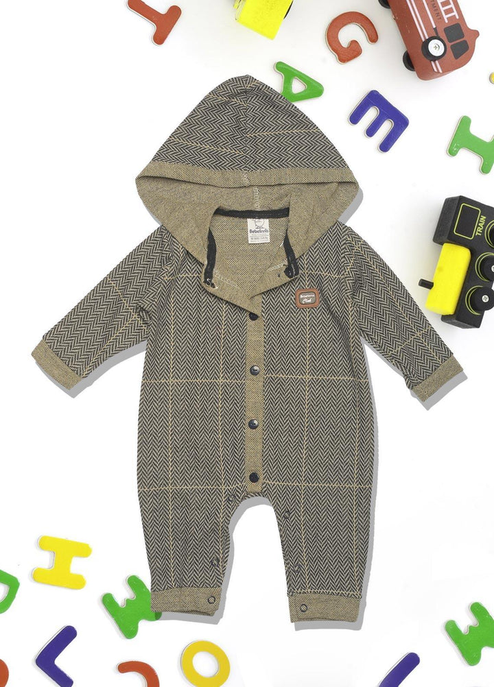 Sanaulla Exclusive Range   Boys Rompers -  1010163 Grey