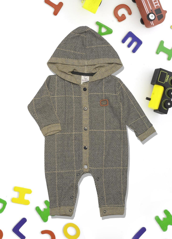 Sanaulla Exclusive Range   Boys Rompers -  1010163 Grey