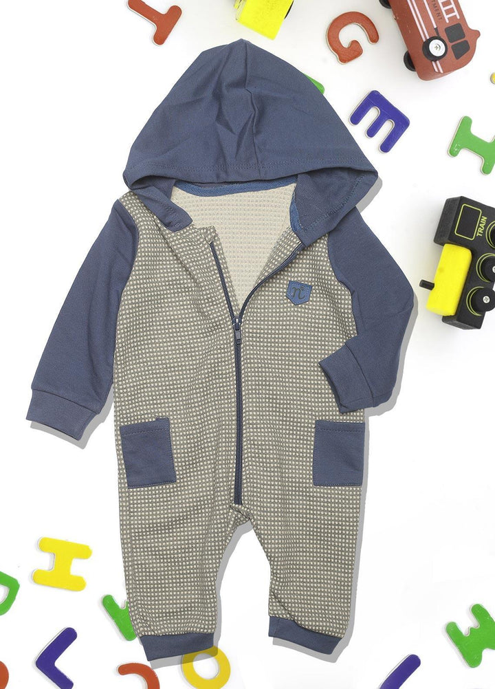 Sanaulla Exclusive Range   Rompers for Boys -  1011563 Blue