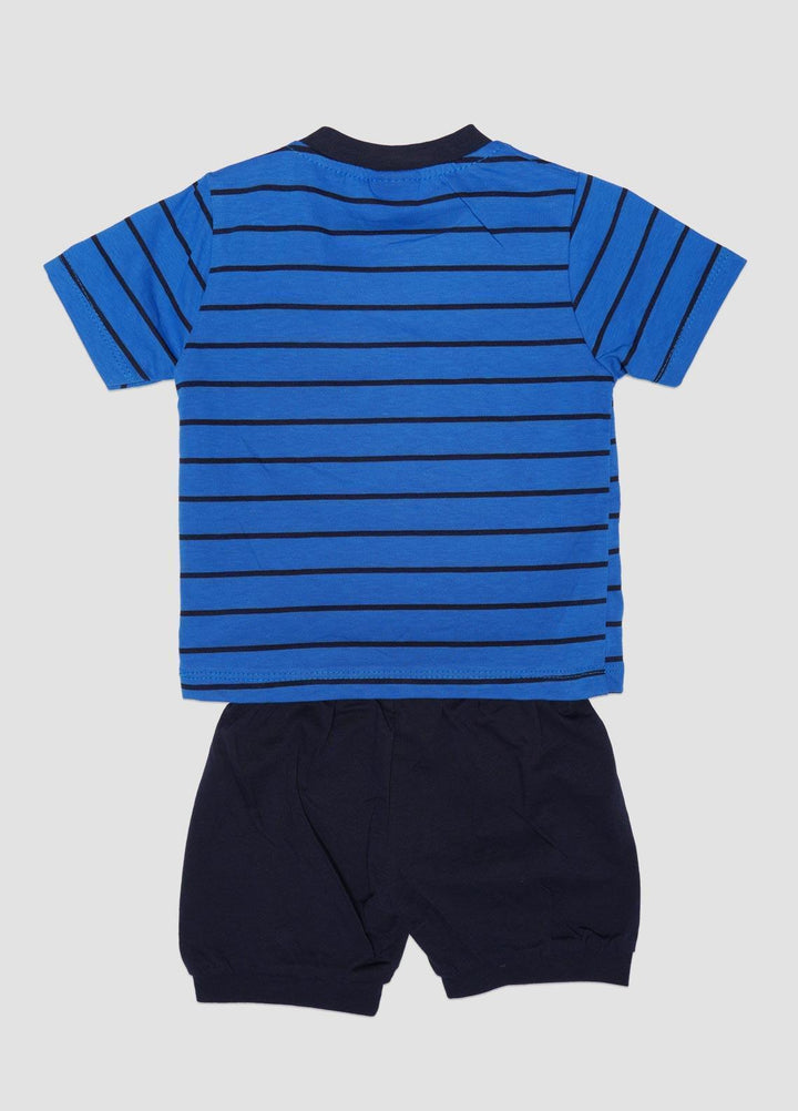 Sanaulla Exclusive Range Cotton Fancy Boys Suits -  115766 Blue