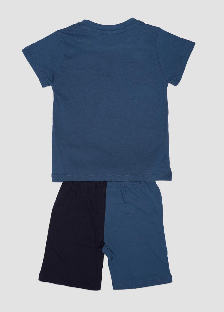 Sanaulla Exclusive Range Cotton Fancy Suits for Boys -  132159 Blue