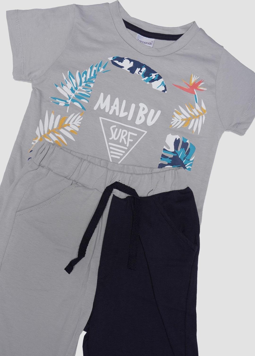 Sanaulla Exclusive Range Cotton Fancy Boys Suits -  132159 Light Grey