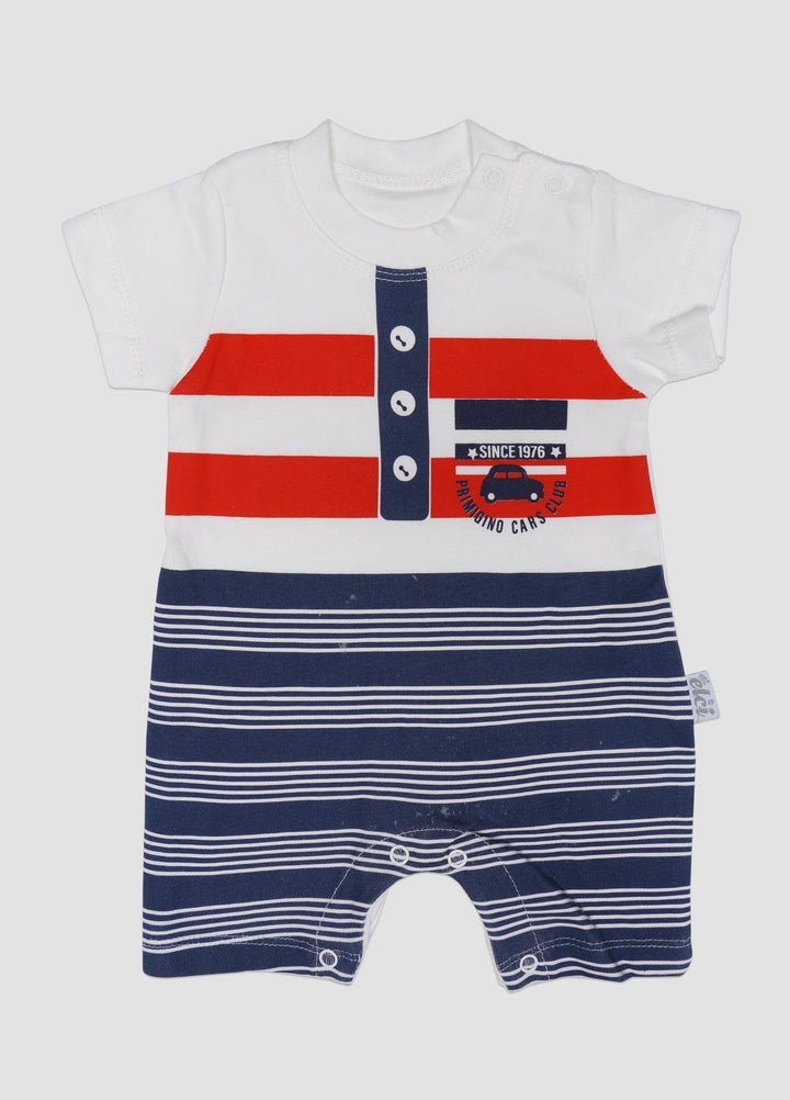 Sanaulla Exclusive Range Cotton Fancy Kids Romper -  132978 Navy
