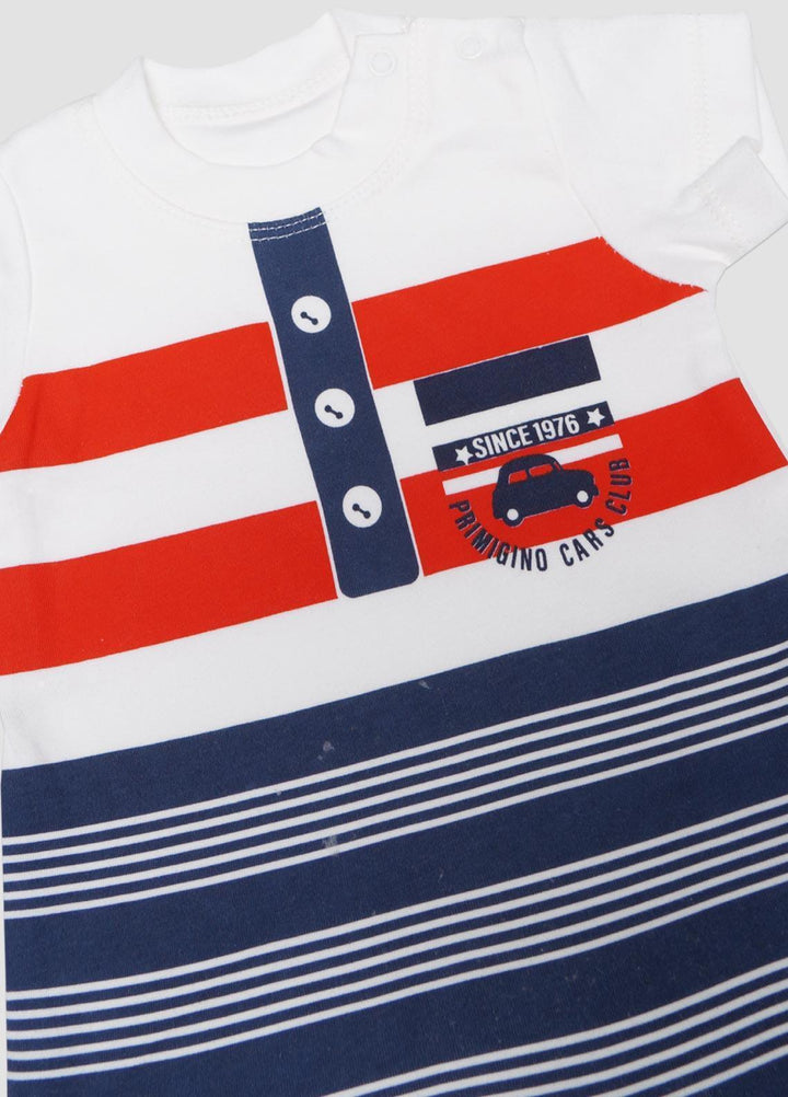 Sanaulla Exclusive Range Cotton Fancy Kids Romper -  132978 Navy