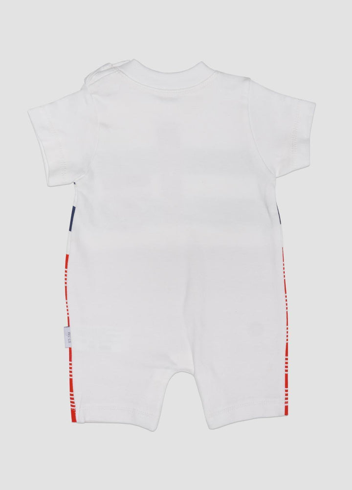 Sanaulla Exclusive Range Cotton Fancy Romper for Kids -  132978 Red