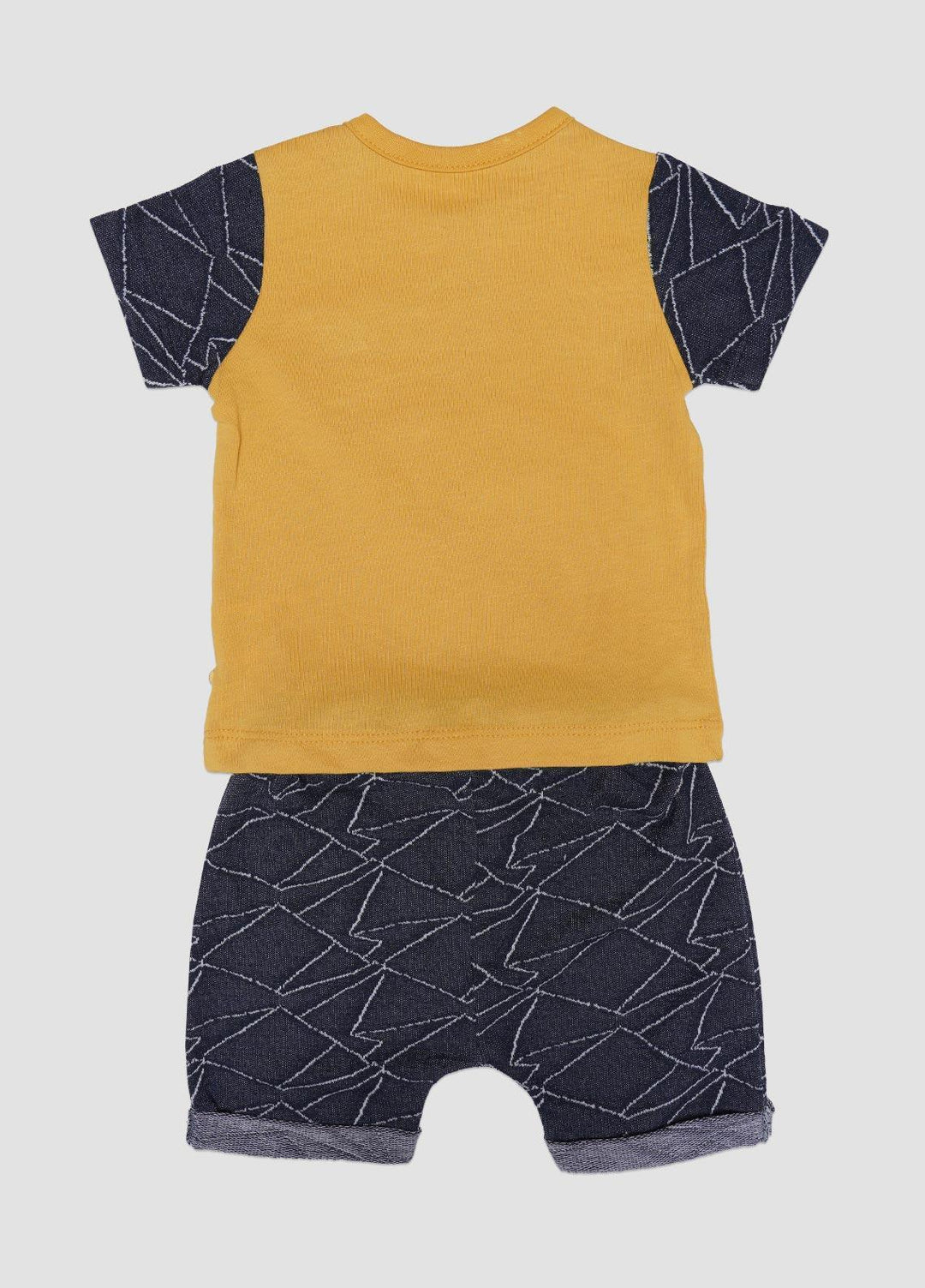 Sanaulla Exclusive Range Cotton Fancy Suits for Boys -  216230 Yellow