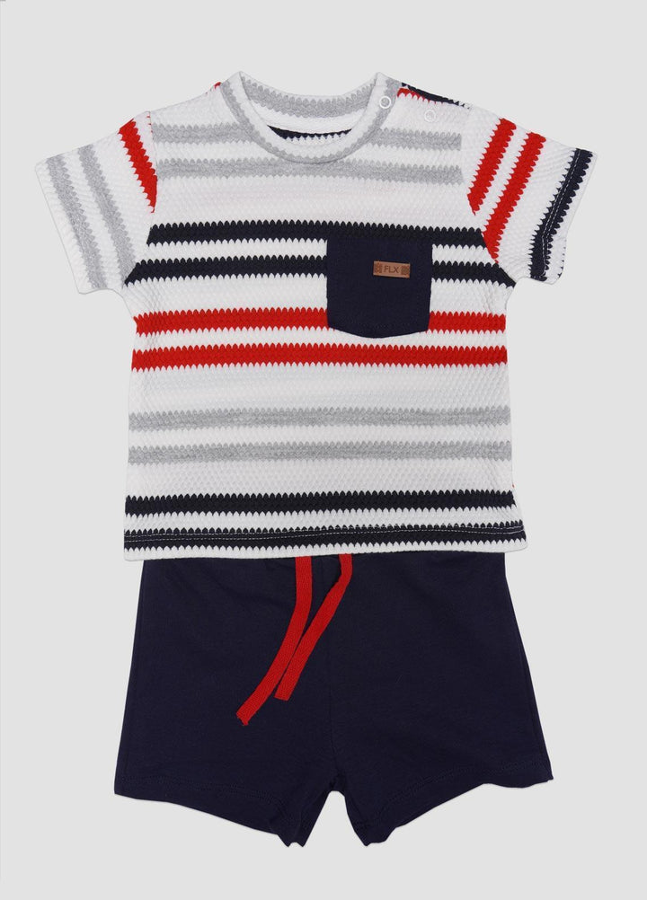 Sanaulla Exclusive Range Cotton Fancy Boys Suits -  216251 Blue