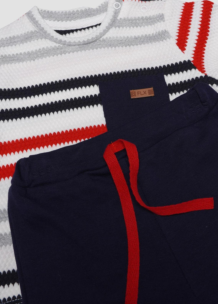 Sanaulla Exclusive Range Cotton Fancy Boys Suits -  216251 Blue