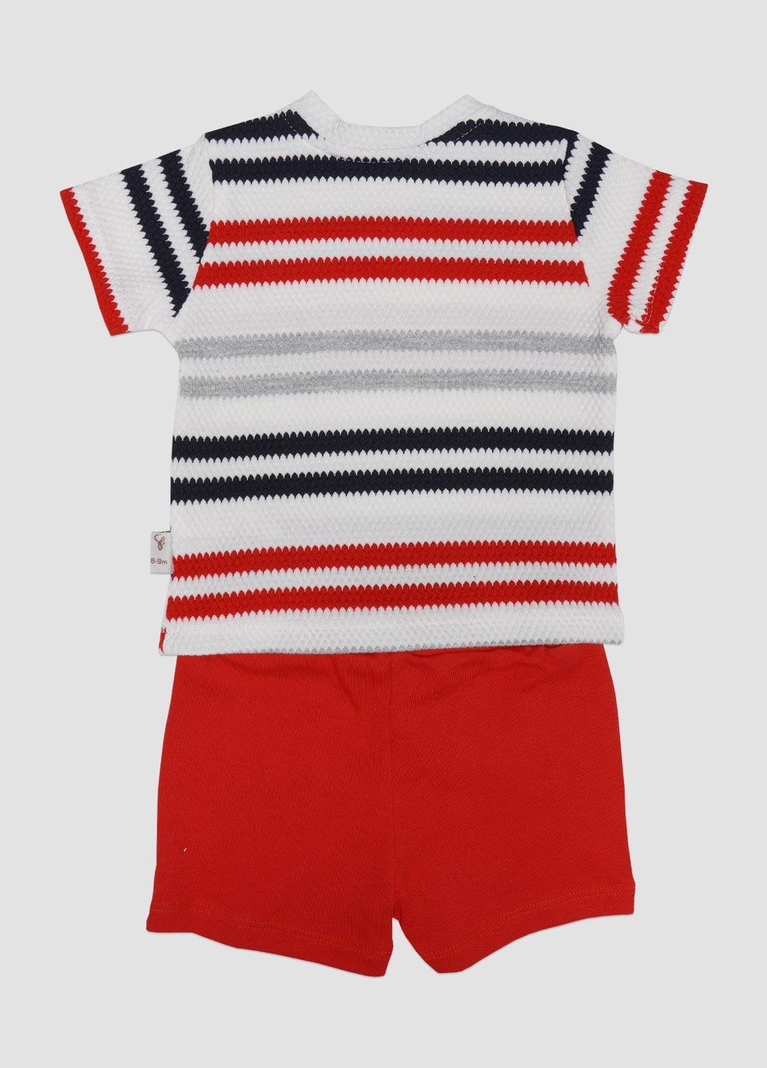 Sanaulla Exclusive Range Cotton Fancy Suits for Boys -  216251 Red