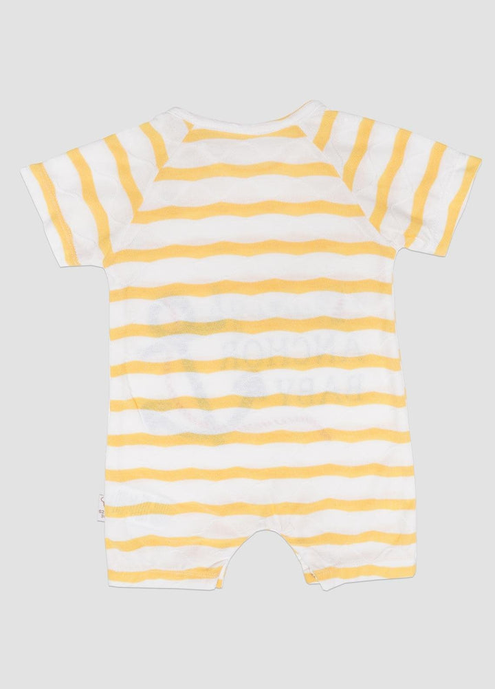 Sanaulla Exclusive Range Cotton Fancy Romper for Kids -  236369 Yellow