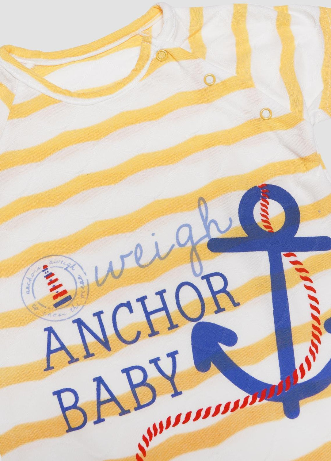 Sanaulla Exclusive Range Cotton Fancy Romper for Kids -  236369 Yellow