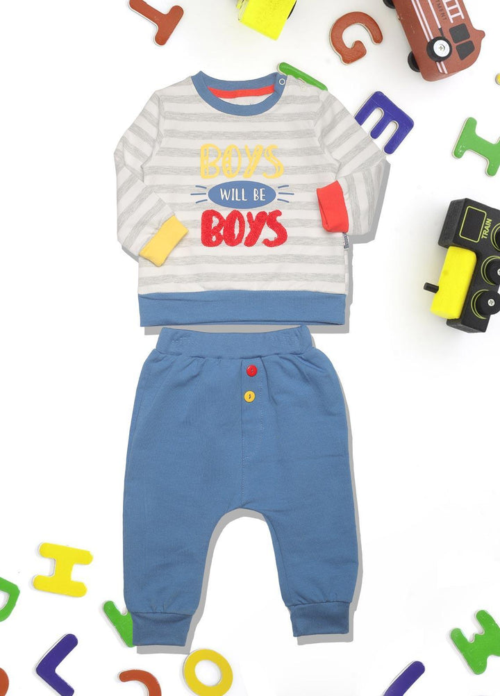 Sanaulla Exclusive Range  Fancy Suits for Boys -  340926 Blue