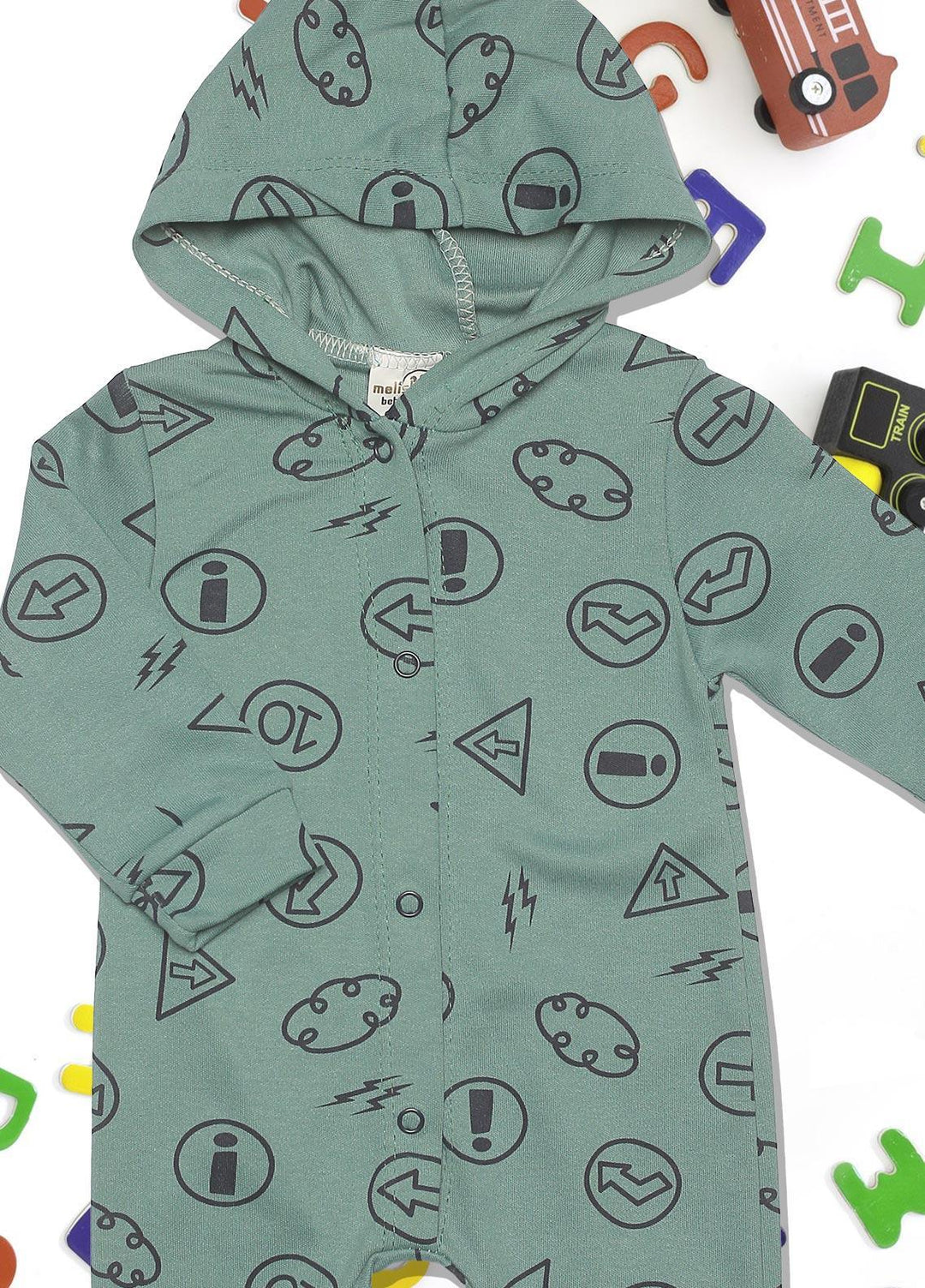 Sanaulla Exclusive Range   Rompers for Boys -  341768 Green