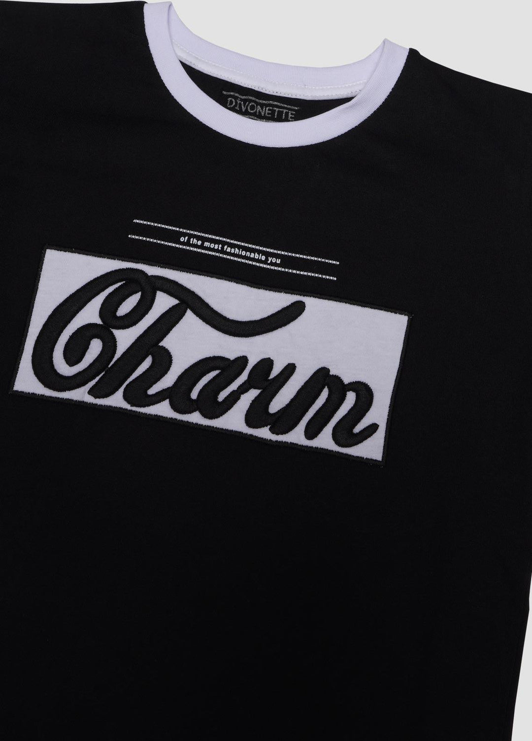 Sanaulla Exclusive Range Cotton Casual Boys T-Shirts -  1127-4 Black