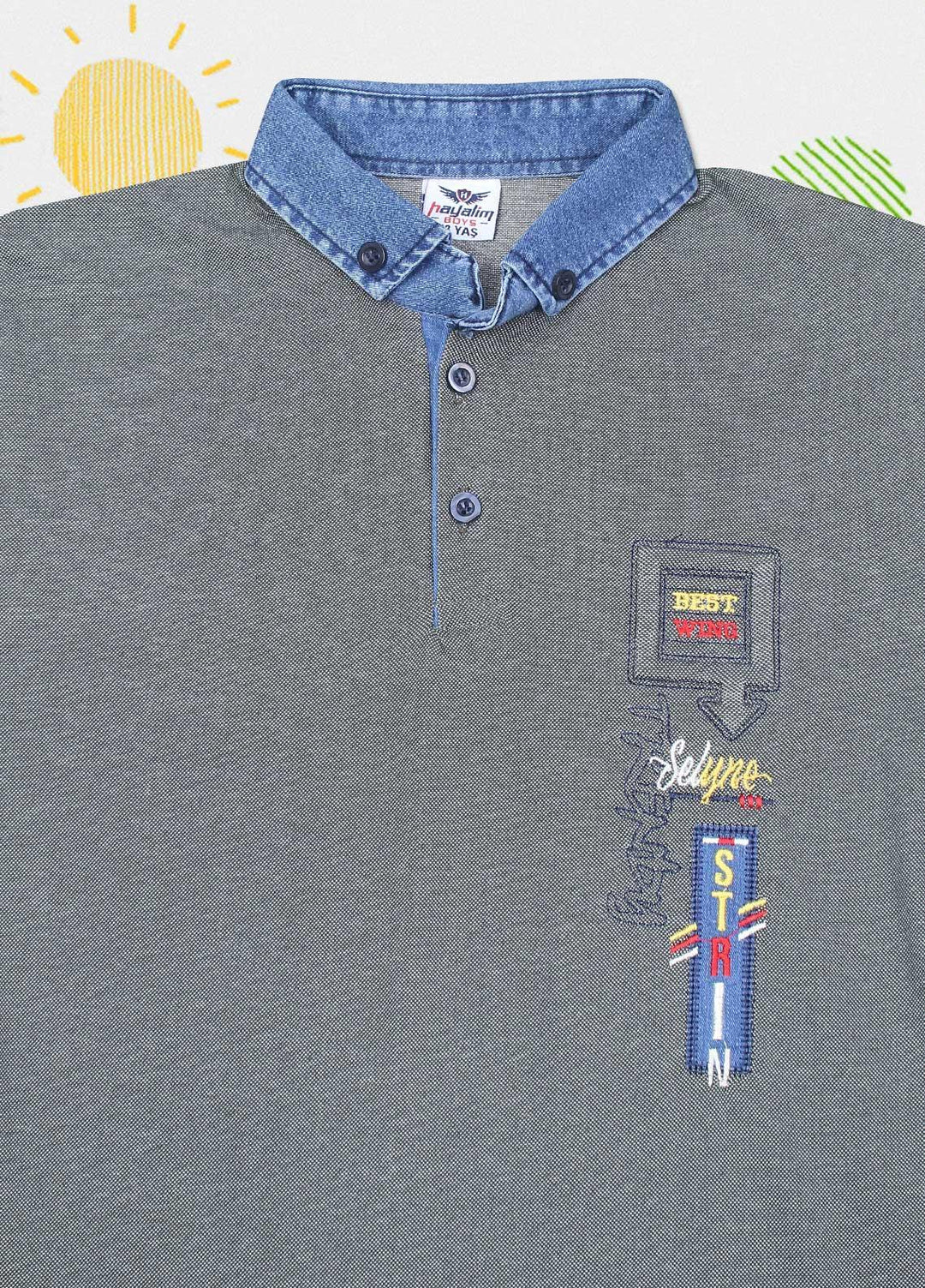 Sanaulla Exclusive Range Cotton Casual T-Shirts for Boys -  D-1001437 Green