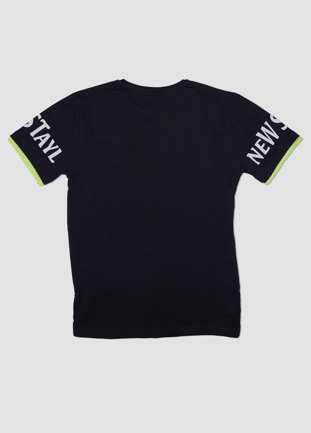 Sanaulla Exclusive Range Cotton Casual T-Shirts for Boys -  6906 Blue