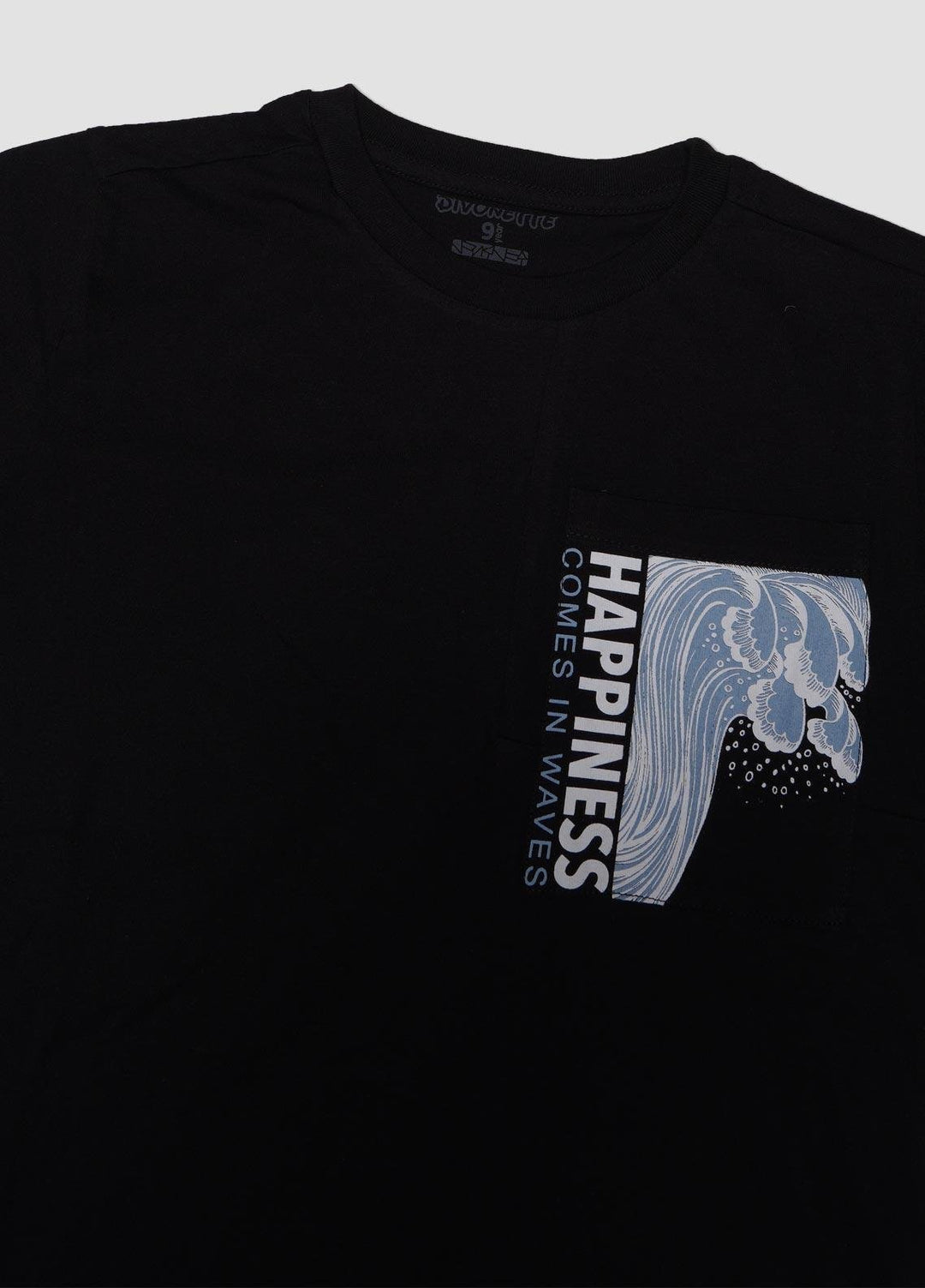 Sanaulla Exclusive Range Cotton Casual Boys T-Shirts -  75174 Black