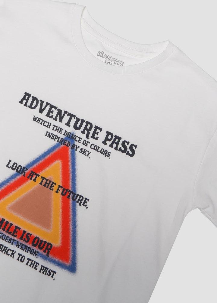 Sanaulla Exclusive Range Cotton Casual Boys T-Shirts -  7566 Off White