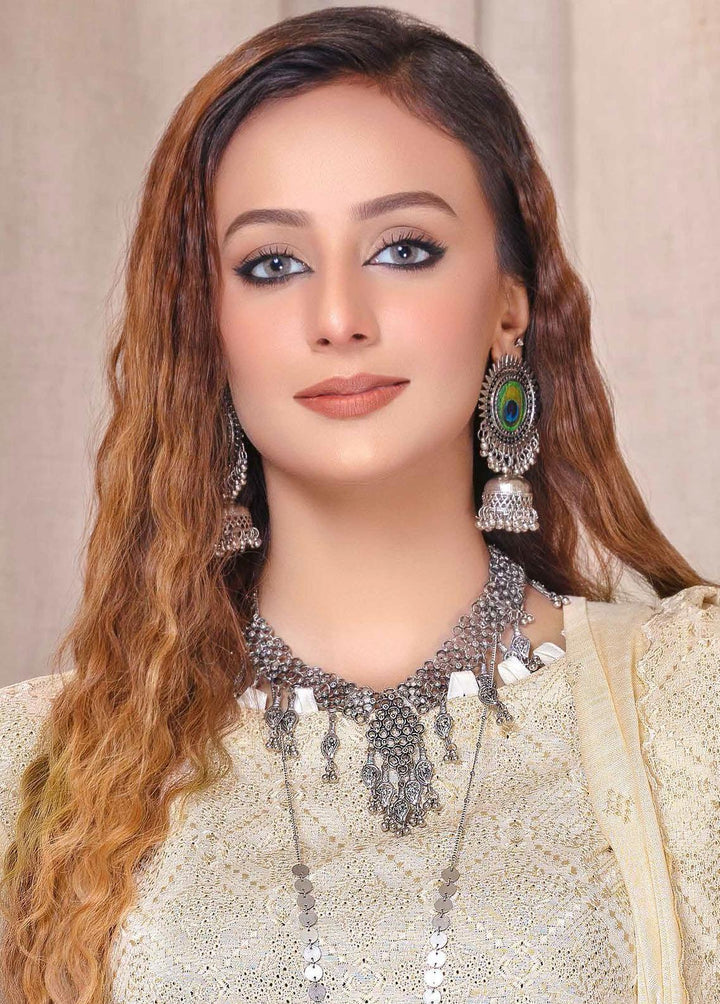 Breeze By Aalaya Embroidered Slub Suits Unstitched 3 Piece ALY22BS DE-01 - Winter Collection