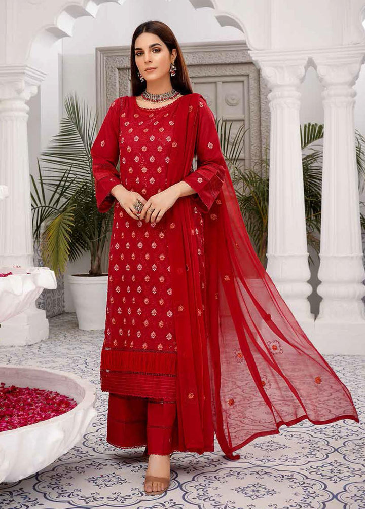 Breeze By Mahnur Embroidered Lawn Suits Unstitched 3 Piece MN22BL ML-01 - Luxury Collection