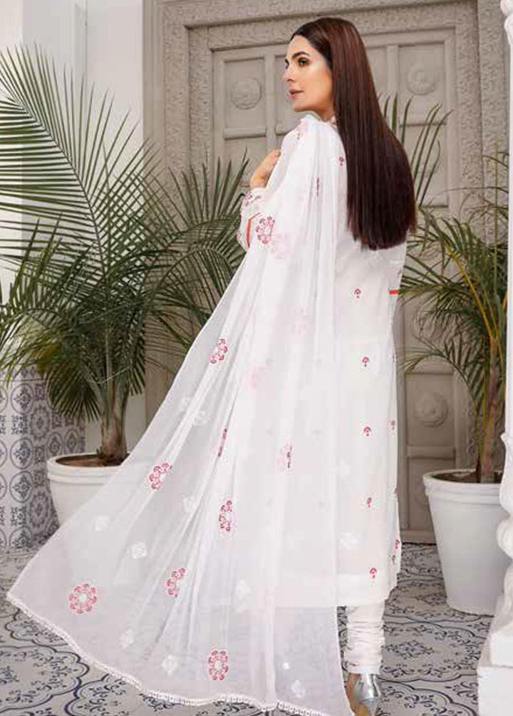 Breeze By Mahnur Embroidered Lawn Suits Unstitched 3 Piece MN22BL ML-02 - Luxury Collection