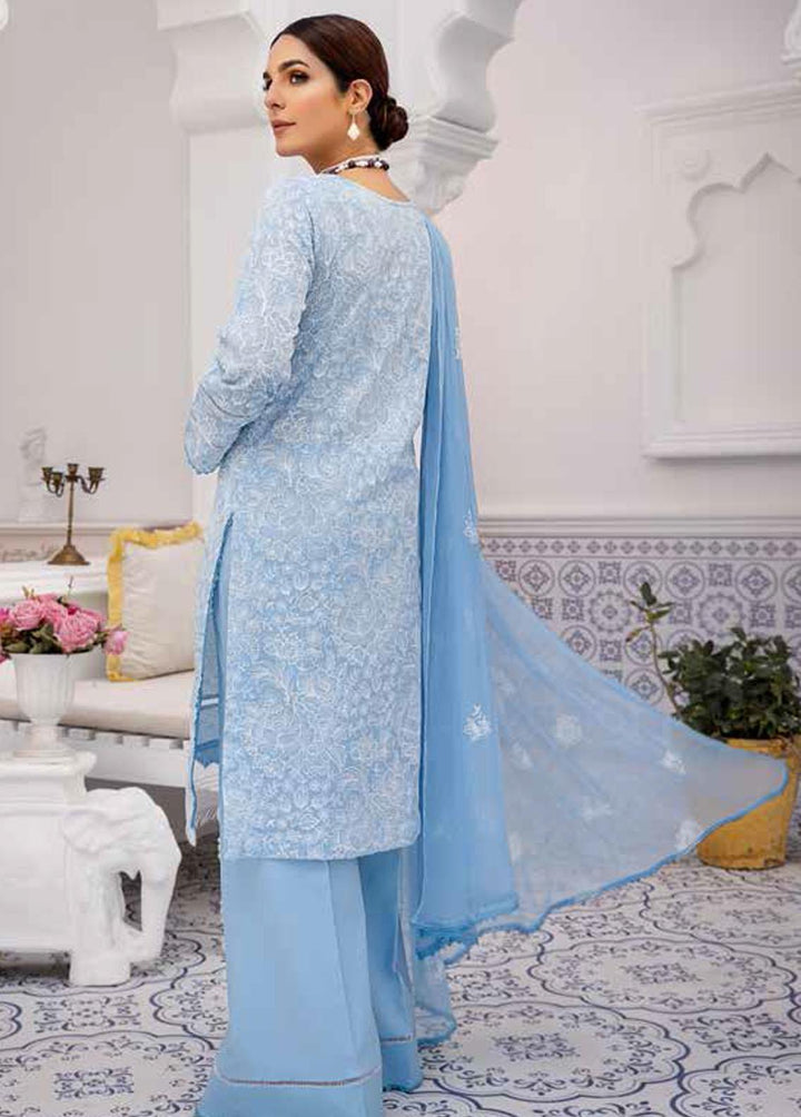 Breeze By Mahnur Embroidered Lawn Suits Unstitched 3 Piece MN22BL ML-05 - Luxury Collection