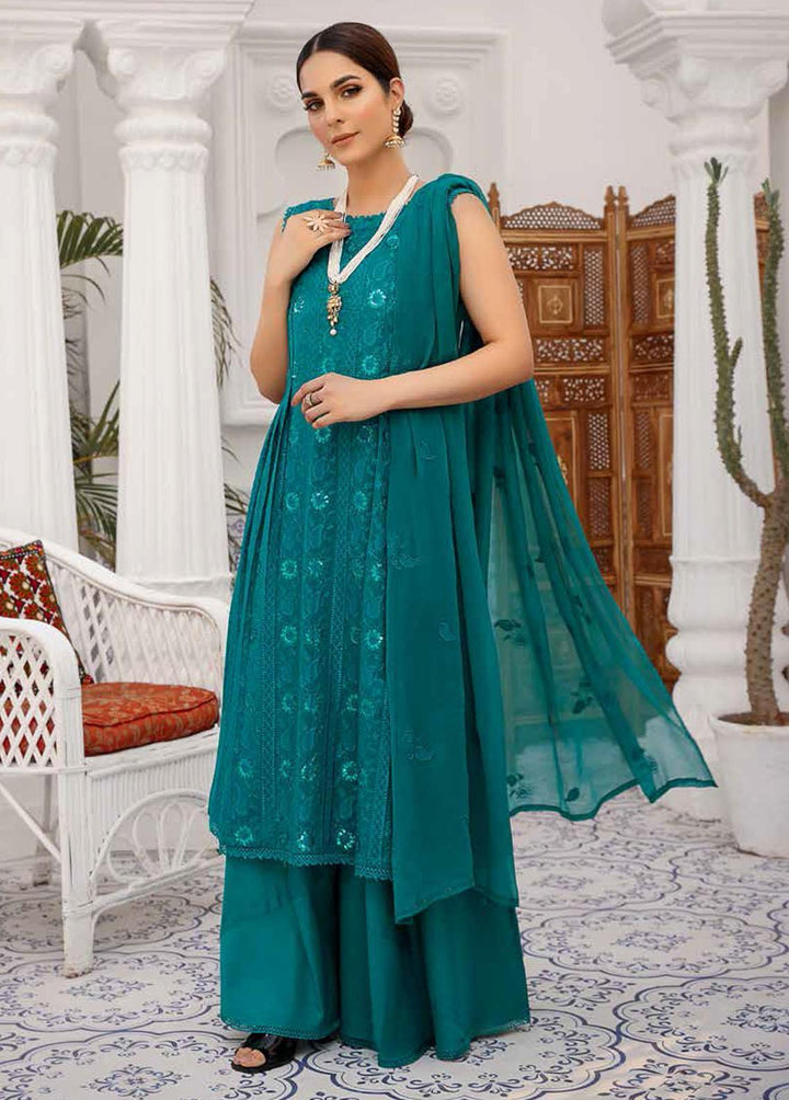 Breeze By Mahnur Embroidered Lawn Suits Unstitched 3 Piece MN22BL ML-07 - Luxury Collection