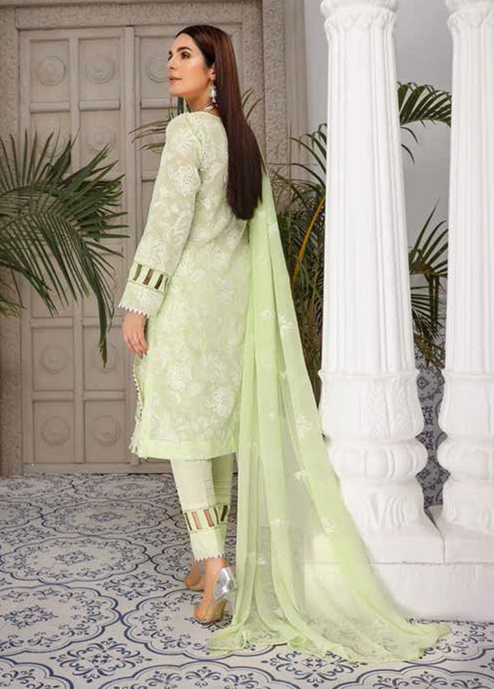 Breeze By Mahnur Embroidered Lawn Suits Unstitched 3 Piece MN22BL ML-09 - Luxury Collection