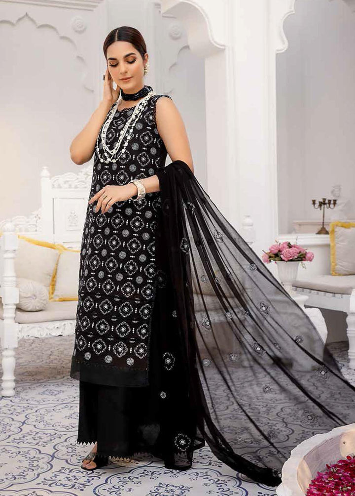 Breeze By Mahnur Embroidered Lawn Suits Unstitched 3 Piece MN22BL ML-10 - Luxury Collection