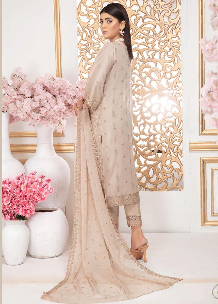 Breeze By Aalaya Embroidered Lawn Suits Unstitched 3 Piece ALY22B 01 Royal Gold - Premium Collection
