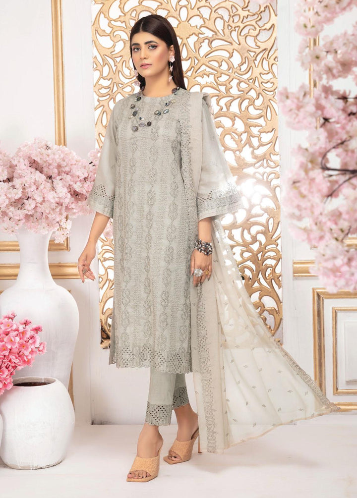 Breeze By Aalaya Embroidered Lawn Suits Unstitched 3 Piece ALY22B 03 Midnight - Premium Collection