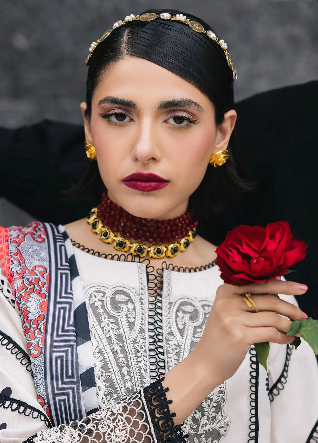 Broadway by Mahnur Embroidered Lawn Suits Unstitched 3 Piece MN25B D-05 Freesia - Summer Collection