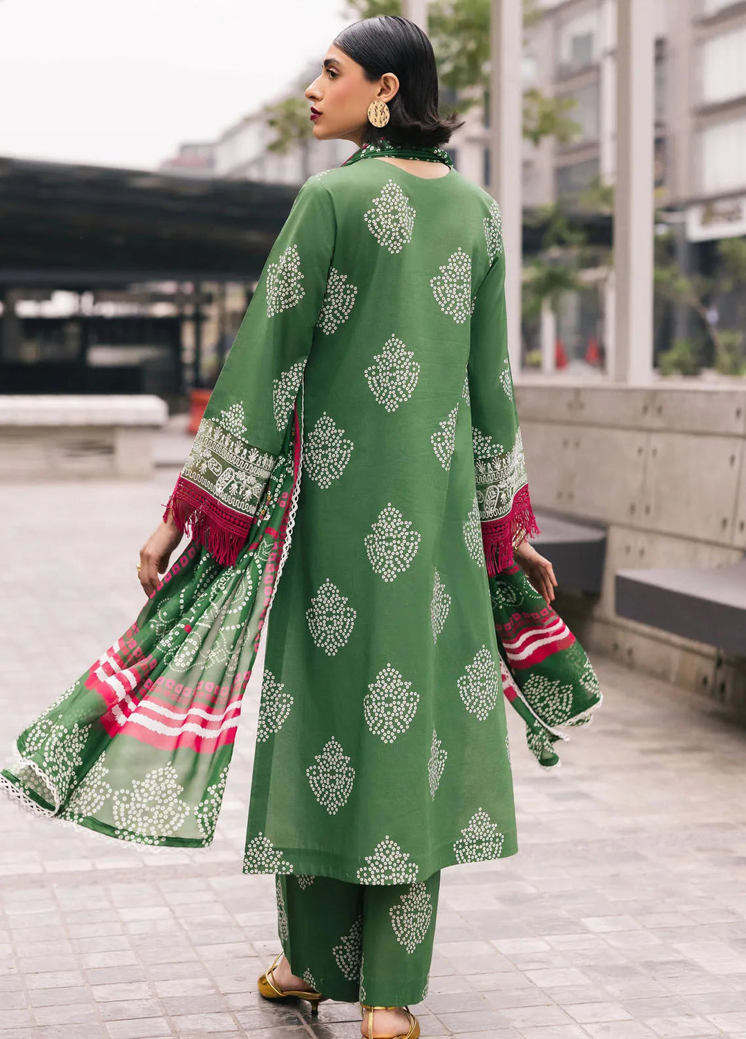 Broadway by Mahnur Embroidered Lawn Suits Unstitched 3 Piece MN25B D-08 Sagebloom - Summer Collection