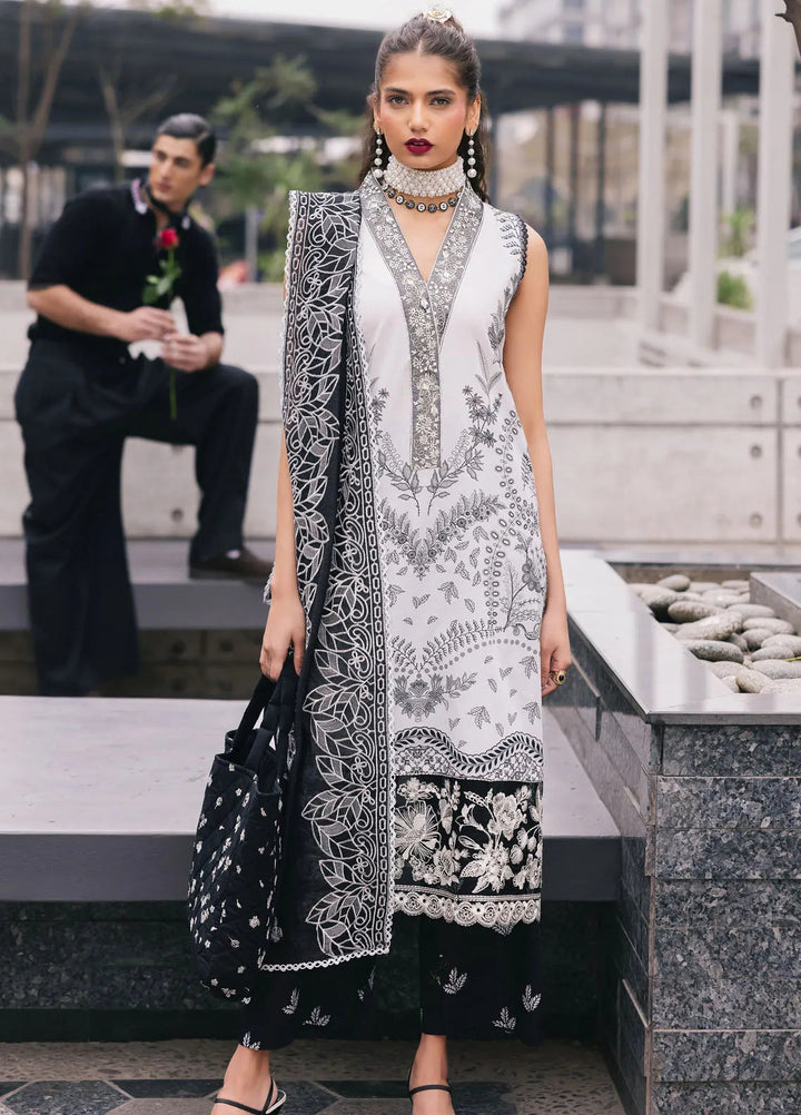 Broadway by Mahnur Embroidered Lawn Suits Unstitched 3 Piece MN25B D-09 Daisy - Summer Collection