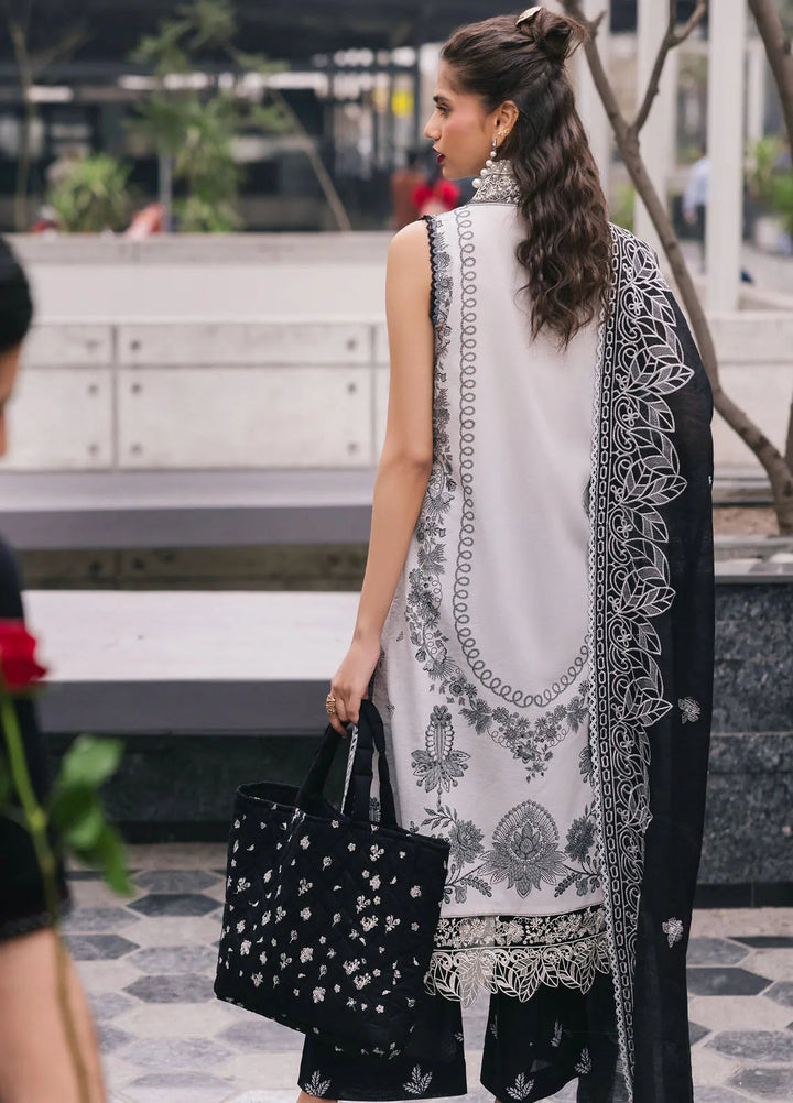 Broadway by Mahnur Embroidered Lawn Suits Unstitched 3 Piece MN25B D-09 Daisy - Summer Collection